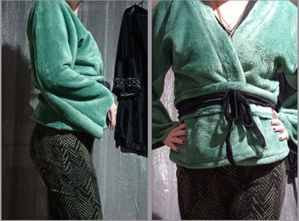 kimono duveteux