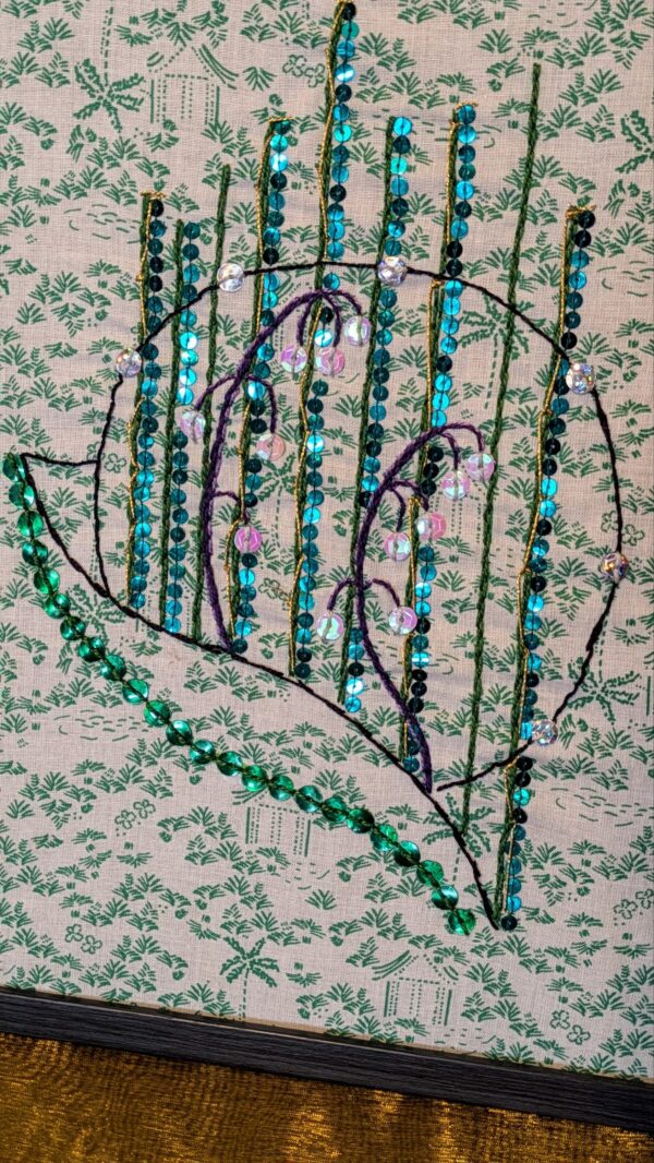ikebana bambou et muguet