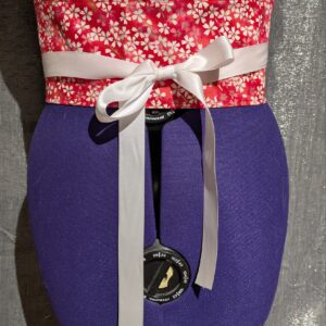 Obi ceinture japonaise hanami rouge