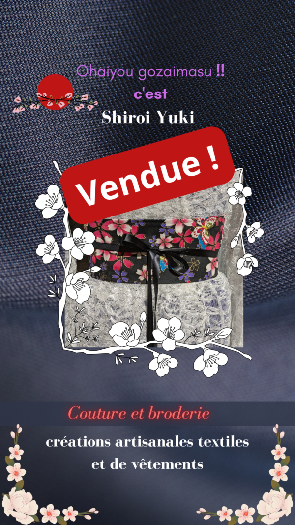 Obi ceinture large au choix – Image 5