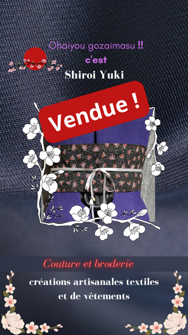 Obi ceinture large au choix – Image 6