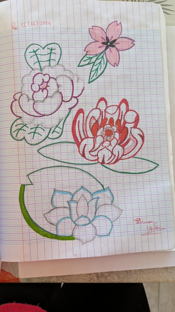 design floral style japonais