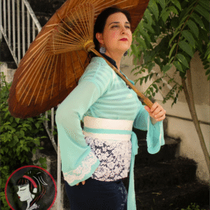 veste Kimono péplum