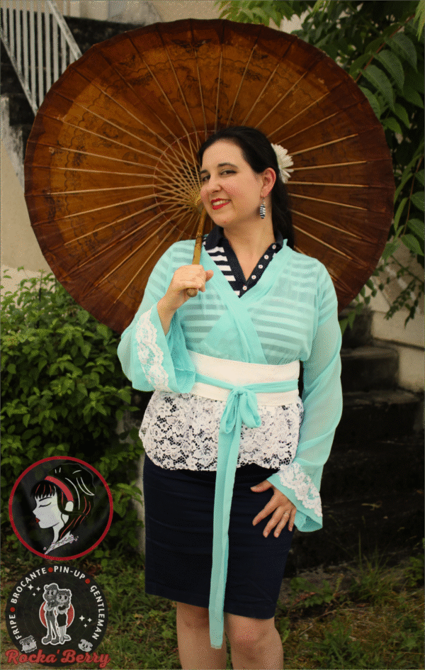 veste Kimono péplum – Image 3