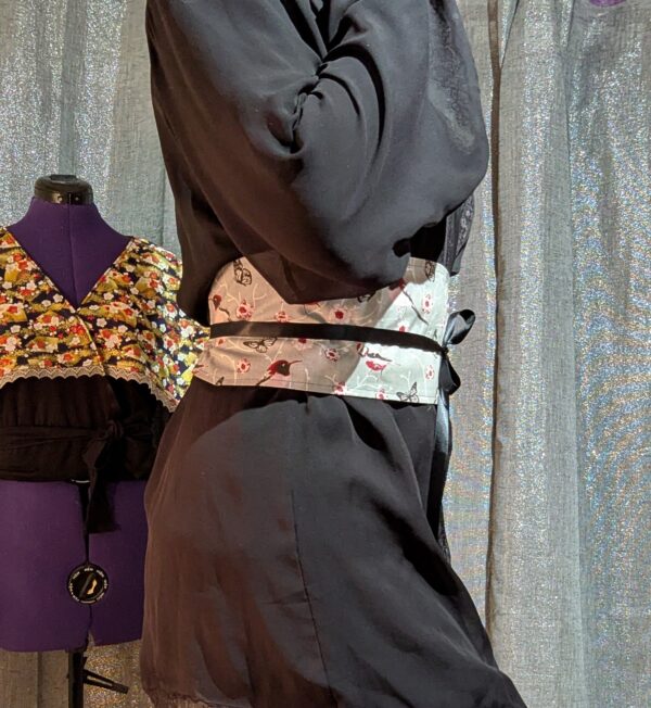 ceinture OBI fleurs et papillons – Image 3