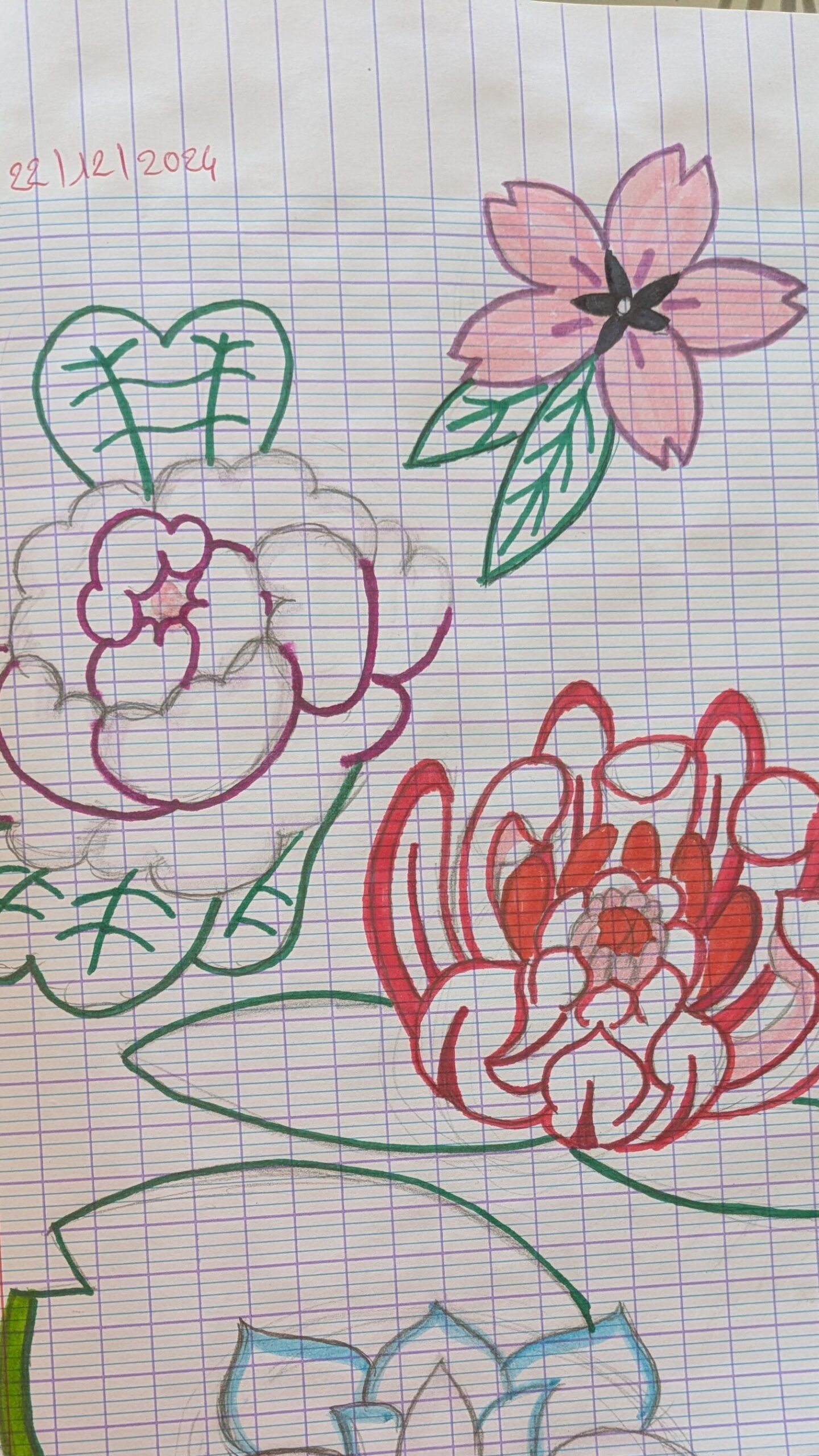 design floral style japonais