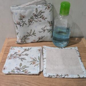 lingettes démaquillantes branchages d'hiver